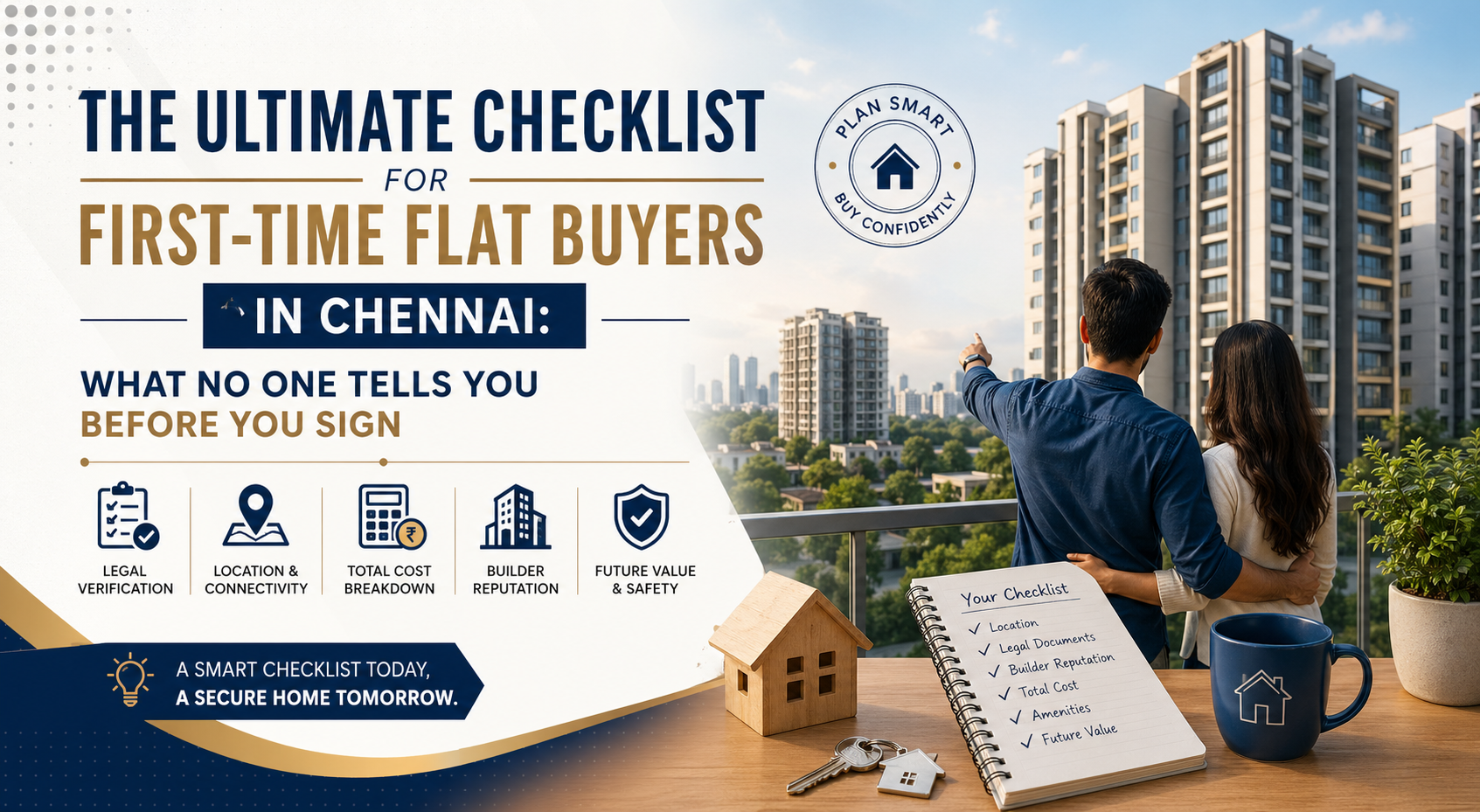 First time flat buyers in chennai checklist